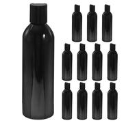OATIPHO 12pcs Empty Travel Bottles for Shampoo and Body Wash Reusable Leakproof Plastic Containers Press Disk Top Cap for Travel Toiletries and Cosmetics Refill