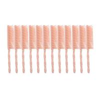 OATIPHO 12pcs Professional Heat-resistant Anti-static Hair Styling Comb Set, Light Pink Plastic Salon Hairdresser Tools for Women’s Hair Smoothing and Detangling