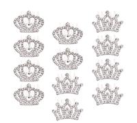 OATIPHO 12pcs Rhinestone Crown Hair Combs Delicate Headdress for Photography Elegant Hair Accessories for Boys and Lightweight and Gorgeous Design