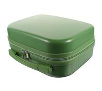 OATIPHO 14 Inch Candy Green Makeup Organizer Box and Portable Hard Makeup Case Small Travel Cosmetic Suitcase Compartments for Women