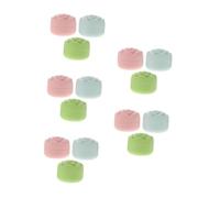 OATIPHO 15 pcs Leakproof Silicone Travel Cosmetic Jars Rose Flower Shaped Containers for Lotion Lip Balm Creams Portable Skincare Storage with Color Coded Lids for Easy Organization