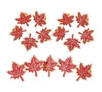 OATIPHO 15PCS Canada Maple Leaf Brooch Pins Alloy Drip Oil Lapel Corsage for Women Dainty Dress Accessories for Canada Day Thanksgiving Secure Pin for Costumes Backpacks Coats Hats