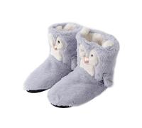 OATIPHO 1Pair Dusty Blue Skid Boots for Adults Comfortable Indoor Winter Floor Boots Warm and Easy to Wear for Kitchen and Living Room Use