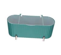 OATIPHO 1Pc Multi Grid Cosmetics Box Transparent Lidded Makeup Cotton Pad Holder for Swabs Essential Bathroom Organizer Stylish and Practical Storage for Vanity and Desk