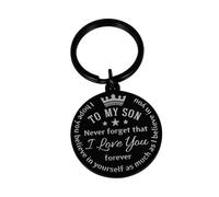 OATIPHO 1pc Tag Keychain Encouraging Words Thoughtful for Boys and Girls for Birthdays Christmas and Day