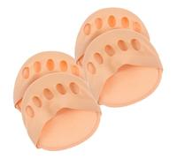 OATIPHO 2 Pairs Comfortable Women Half Palm Toe Socks Invisible High Heel Sock Liners Breathable Wear-Resistant Non-Slip Foot Support for Sandals and Dress Shoes