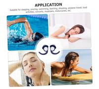 OATIPHO 2 Pairs Silicone Anti-Noise for Sleeping and Studying Wear-Resistant Invisible Ear Defenders Noise Blocking for Snoring and Highway Sounds Reusable Practical