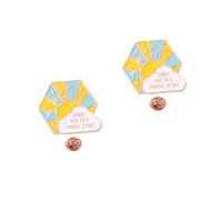 OATIPHO 2 pcs Decorative Brooch Corsage Star Sun Accessory for Parties Events and Everyday Wear Chic Adornment for Handbags