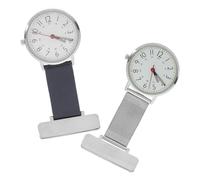OATIPHO 2 pcs Metal Nurse Watch Elegant Doctor Pocket Portable Design Medical Professionals Durable Easy to Use