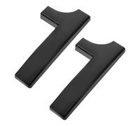 OATIPHO 2 Pcs Self-adhesive Front Door Address Numbers, Waterproof Electroplated Plastic House Number Stickers for Mailbox, Garage, Apartment, Office Use