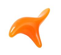 OATIPHO 2 Pcs Thai Resin Foot Massage Stick Set for Reflexology and Leg Acupressure, Reusable Foot Massage Tools in Yellow and Amber for Plantar Stimulation and Relaxation