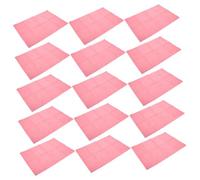 OATIPHO 20 Pcs Disposable Oil Composite Film Nail Table Mats for Nail Tech and Tattoo Cleanliness Single Use Pink Manicure and Tattoo Table Cover for Sanitary Health