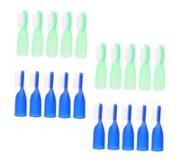 OATIPHO 20 Pcs Mini Finger Toothbrushes for Prison Use Soft Gentle Tooth Cleaning Tools Compact Design for Psychiatric Wards Durable Color Coded for Easy Differentiation