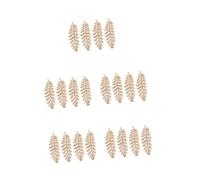 OATIPHO 20 pcs Pearl Leaf Hair Barrettes for Women Vintage Bridal Hair Clips with Stable Bobby Pin Hold for Weddings Parties and Everyday Styling