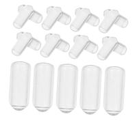 OATIPHO 200pcs Headband End Caps and Round Ends 4.0mm Inner Diameter Rubber Protective Covers for 6mm Hairband Diy Accessories for Hairbands Repair and Crafting