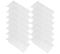 OATIPHO 20Pcs Disposable Beard Catcher Sheets for Easy Cleanup Convenient Sink Guards for Men Transparent Hair Catching Apron for Shaving and Grooming