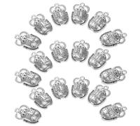 OATIPHO 20pcs Egyptian Sacred Beetle Charm Pendants Ancient Silver Jewelry Crafting Materials DIY Necklace Bracelet Beads Accessories for Jewelry Making