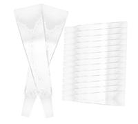 OATIPHO 20pcs Lace Single Rose Sleeves Flower Wrapping Bags Practical Florist Bouquet Sleeves for Valentine's Day Mother's Day Lightweight and Use Packaging