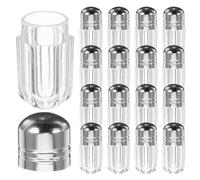 OATIPHO 20pcs Plastic Pill Bottles with Caps, Small Travel Vial Containers for Tablets, Candy Storage, Portable Medication Holders for On-The-go Use