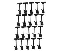 OATIPHO 20pcs Rotatable Plastic Sign Holder Clips for Supermarket Merchandise, Double-Sided Price Tag Label Display Clamp, Adjustable Retail Sign Clips for Store Countertop
