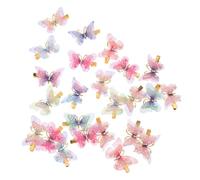OATIPHO 24pcs Butterfly Hair Clips Tiny Snap Hairpins for Girls Fairy Butterfly Clips for Halloween Cosplaying Party Decoration Boys and Girls Hair Accessories