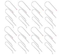 OATIPHO 24pcs Hot Curler Clips -shaped Hair Roller Securing Clamps Stainless Steel Resin Material Quick Heating Replacement Pins for Effortless Styling and Versatile Curl Hold