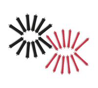 OATIPHO 24pcs Perm Rod Set Small and Large Hair Curlers Plastic Curling Rods for Women with Elastic Bands, Heatless and Cold Perm Rollers for Salon and Home Hair Styling