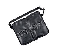 OATIPHO 24Pieces Professional PU Cosmetic Brush Bag Multifunctional Makeup Fanny Pack for Women Compact Organizer Waist Bag for Travel Daily Use Keeps Brushes Clean and Tidy