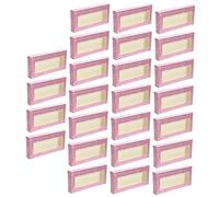 OATIPHO 25Pcs Colorful Eyelash Storage Boxes Easy Open Close Makeup Packaging for Women Chic Design for Travel Office and Everyday Use for Organizing False Eyelashes