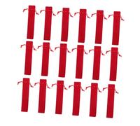 OATIPHO 25pcs Velvet Pen Pouch Drawstring Pen Bag for Writing Instruments and Pencils, Soft Velvet Material with Easy Opening and Closing, Suitable for Office and Other Settings