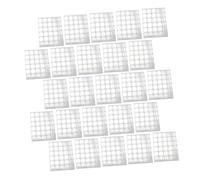 OATIPHO 25sheets Disposable Eyelash Extension Glue Stickers Aluminum Foil Lash Glue Holder Pallet Pads for Makeup Supplies and Eyelash Application
