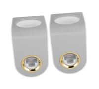 OATIPHO 2pcs Automatic Toothpaste Dispenser Wall Mounted Gray No Drilling Installation Precise Squeezer for Family Bathroom Saving Toothpaste Holder for Adults
