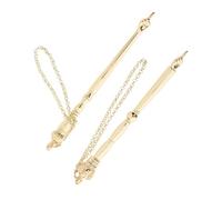 OATIPHO 2pcs Bible Reading Pointer Chain Elegant Metal Finger Tool for Jewish Celebrations and Bar Mitzvah Compact for Accurate Text Guidance