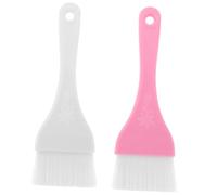 OATIPHO 2pcs Big Body Brush Diy Beauty Makeup Brushes Flat White Pink for Face Mask Application Tool and