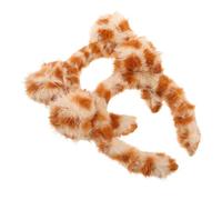 OATIPHO 2pcs Cartoon Cat Headband for Women Girls Cute Animal Ear Hairband Leopard Print for Spa Face Washing