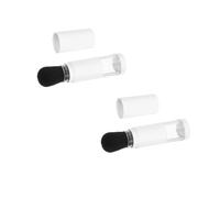 OATIPHO 2pcs Compact Travel Makeup Brush Storage for Flat Applicators Soft Powder Brushes and Foundation for Daily Makeup Application and Go Use