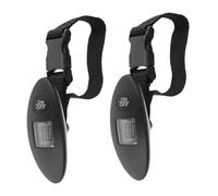 OATIPHO 2pcs Digital Luggage Scale Portable Handheld Suitcase Weight Checker for Travel Precise Electronic Weighing Tool with Quick LCD Display and Reliable for Baggage Measurement