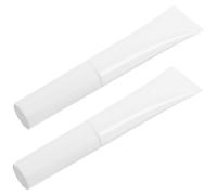 OATIPHO 2pcs Flocked Head Cap Empty Makeup Tubes Travel Plastic Squeeze Jar for Liquid Foundation Concealer The-go Use
