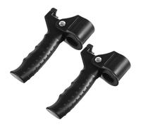 OATIPHO 2pcs Foldable Cane Handle Grip Replacement Non-slip Ergonomic Walking Stick Support for Portable Canes Joint Relief Assist Handle for Seniors Black
