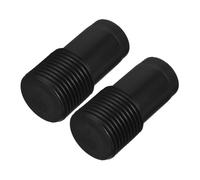 OATIPHO 2pcs French Threaded Handle Extension Adapter for Poles Durable Hollow Pipe Tip Easy Installation Broom and Mop Replacement Versatile Cleaning