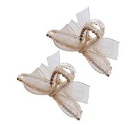 OATIPHO 2pcs Hair Jaw Clips Rhinestone Butterfly Bow Hairpins Zinc Alloy Plastic Makeup Hair Accessories for Girls Banquet Hold Tightly Not Easy to Fall