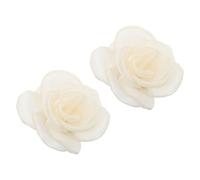 OATIPHO 2pcs Handmade Rose Shoe Flowers Shoe Flower Clips Buckle Clips for High Heels and Sandals Stylish Floral Decorations for Women Beach Occasions