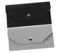 OATIPHO 2pcs Ladies Wallet Portable PU Change Purse with Snap Closure Wallet Pouch for Women Multi Functional Card Holder Cash Organizer for Travel and Daily Use