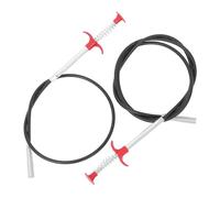 OATIPHO 2pcs Long Reach Grabber Tool for Sewer and Toilet Dredging Elastic Four Claw Pickup Tool for Drain Cleaning for Sinks Gutters and Pipes