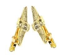 OATIPHO 2pcs Men's Gold Tie Clips Zinc Alloy Tie Clip for Business Meetings Weddings Formal Events Stylish Accessory for Suits