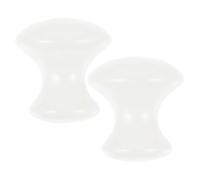 OATIPHO 2pcs Mushroom Shape Quartz Guasha Massage Tool for Relaxation Smooth Texture for Face and Neck Easy to Clean Comfortable Design Versatile Application for Various Massage Techniques