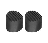 OATIPHO 2Pcs Non-Slip Ladder Feet Covers Rubber Protective Pads 56Mm Round Foot Mats Replacement Ladder Accessories for Home and Apartment Stair Safety