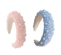 OATIPHO 2pcs Pearl Hair Clips Creative Pearl Headdress Fashion Hairband for Women Headband for Woman