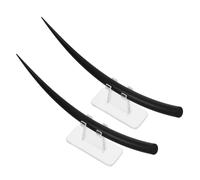 OATIPHO 2pcs Realistic Fake Eyelash Model for Beauty Schools Featuring Varied Curvature Options for Eyelash Training Natural Look Lashes for Practical Salon Displays