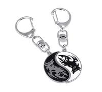 OATIPHO 2pcs Retro Wolf Head Key Chain Pendant for Bags and Backpacks Creative and Design for Teens and Adults for Key Decoration and Personal Accessories